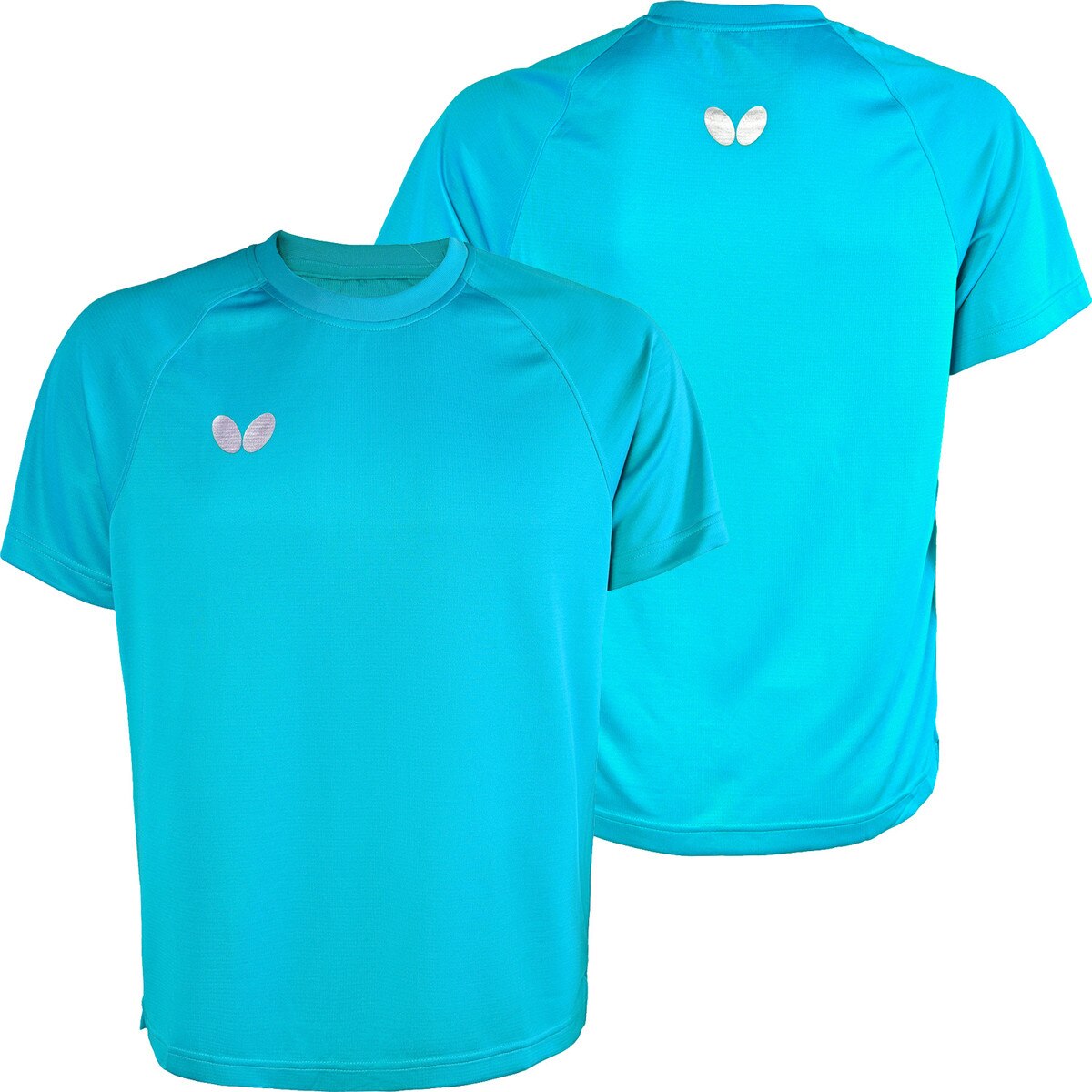 Butterfly Winlogo II T-Shirt - Turquoise Front/Back